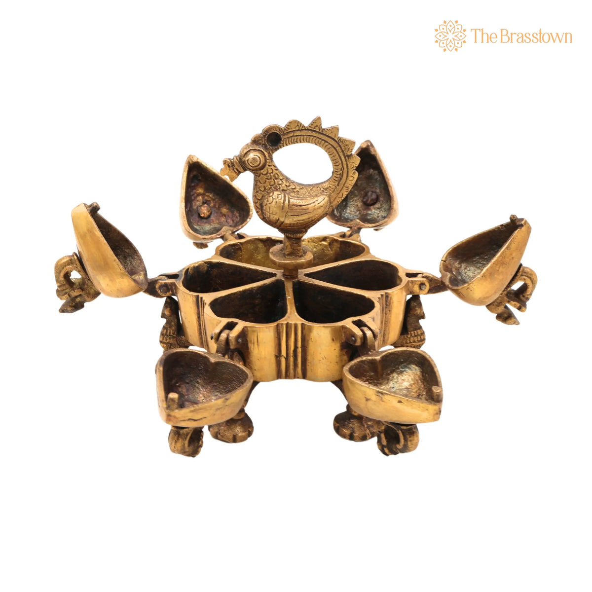 Brass Decorative Boxes – Handcrafted Box, Multipurpose Boxes, Sindoor Boxes, Sindhur Box, Antique for Home Décor, Puja &amp; Gifting 4.5 Inch 3