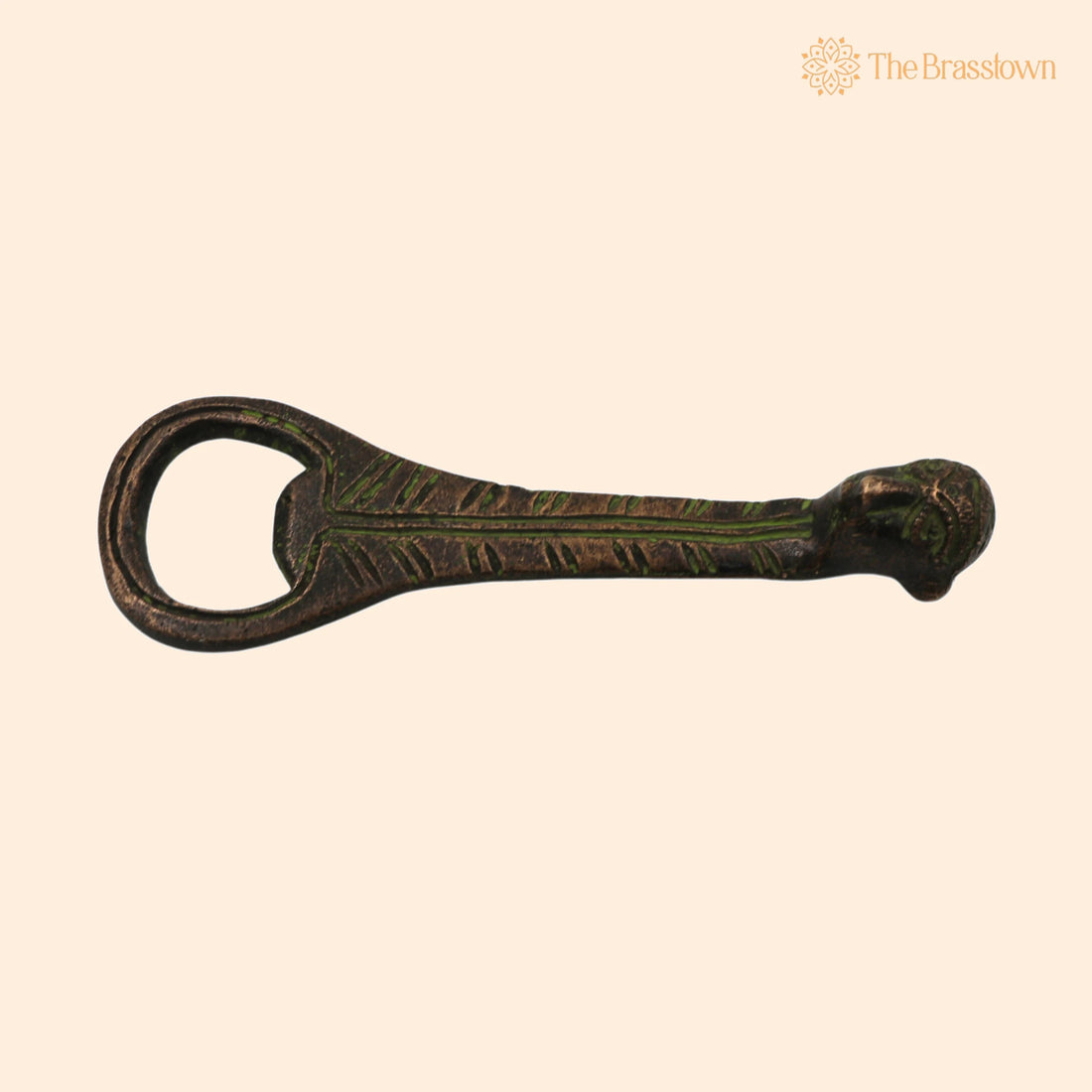Brass Bastar Art Bottle Opener – Mini Tribal Handmade for Home Décor &amp; Gifting 4 Inch 1