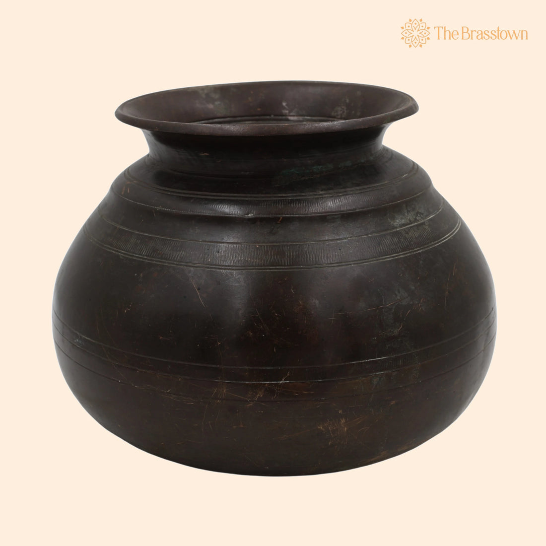 Antique Brass Loota – Handcrafted Lota Poja Cambu, Water Loota, Jal Lota, Poja Cambu, Lotiya, Gangajali Stoup 6 Inch 1