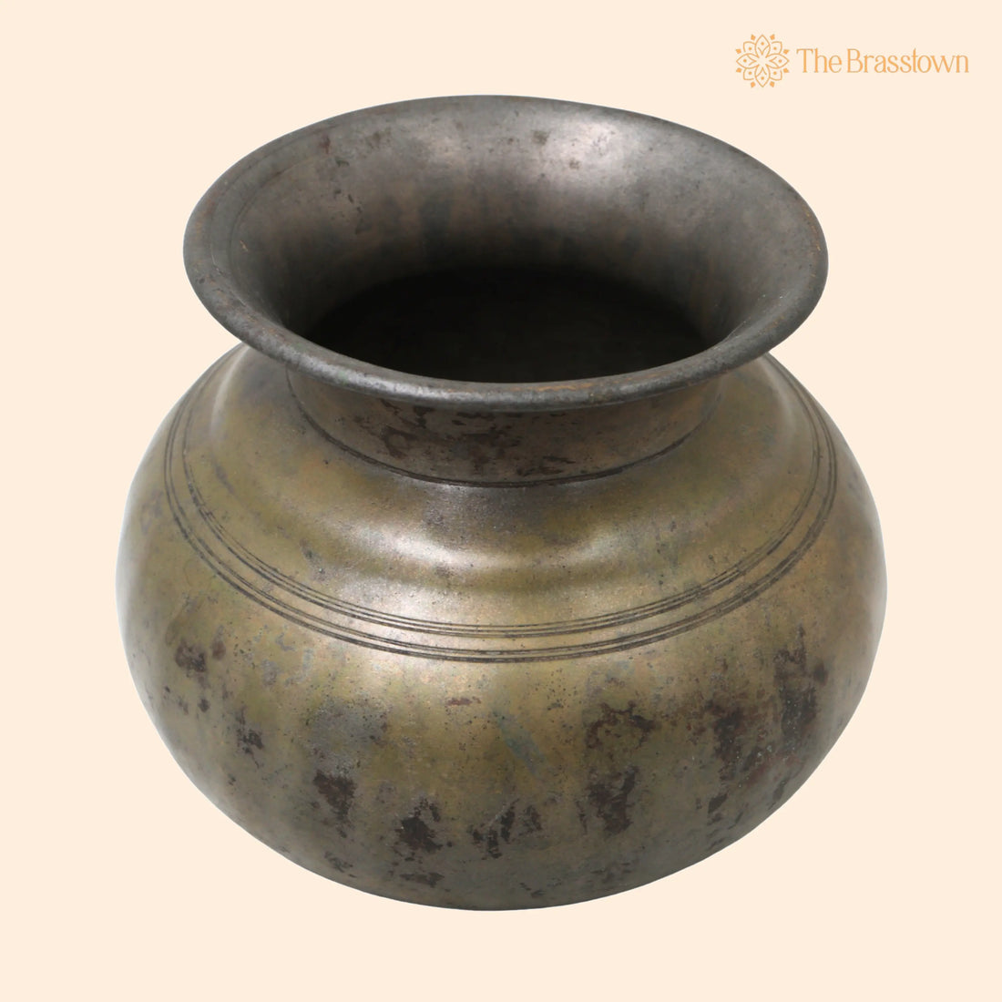 Brass Vintage Lota – Handcrafted Lotiya Traditional Pooja Kalash Water Vessel Home Décor Giftware 4.5 Inch 1