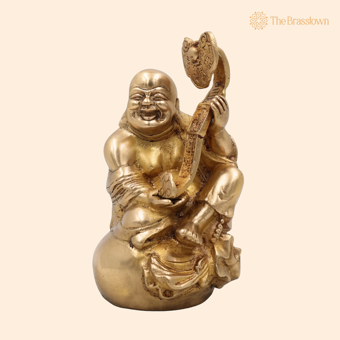 Brass Kubera Idol for Wealth – Handcrafted Vaishravana Dhanapati Kuber Statue, Tibetan Buddhist Kuvera Murti for Home, Office &amp; Vastu 8 Inch 1