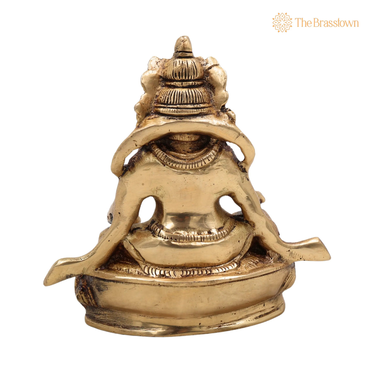 Brass Kubera Idol – Handcrafted Tibetan Buddhist Kuber Murti Kuvera Statue for Wealth, Prosperity, Vastu &amp; Home Décor 5.5 Inch 4