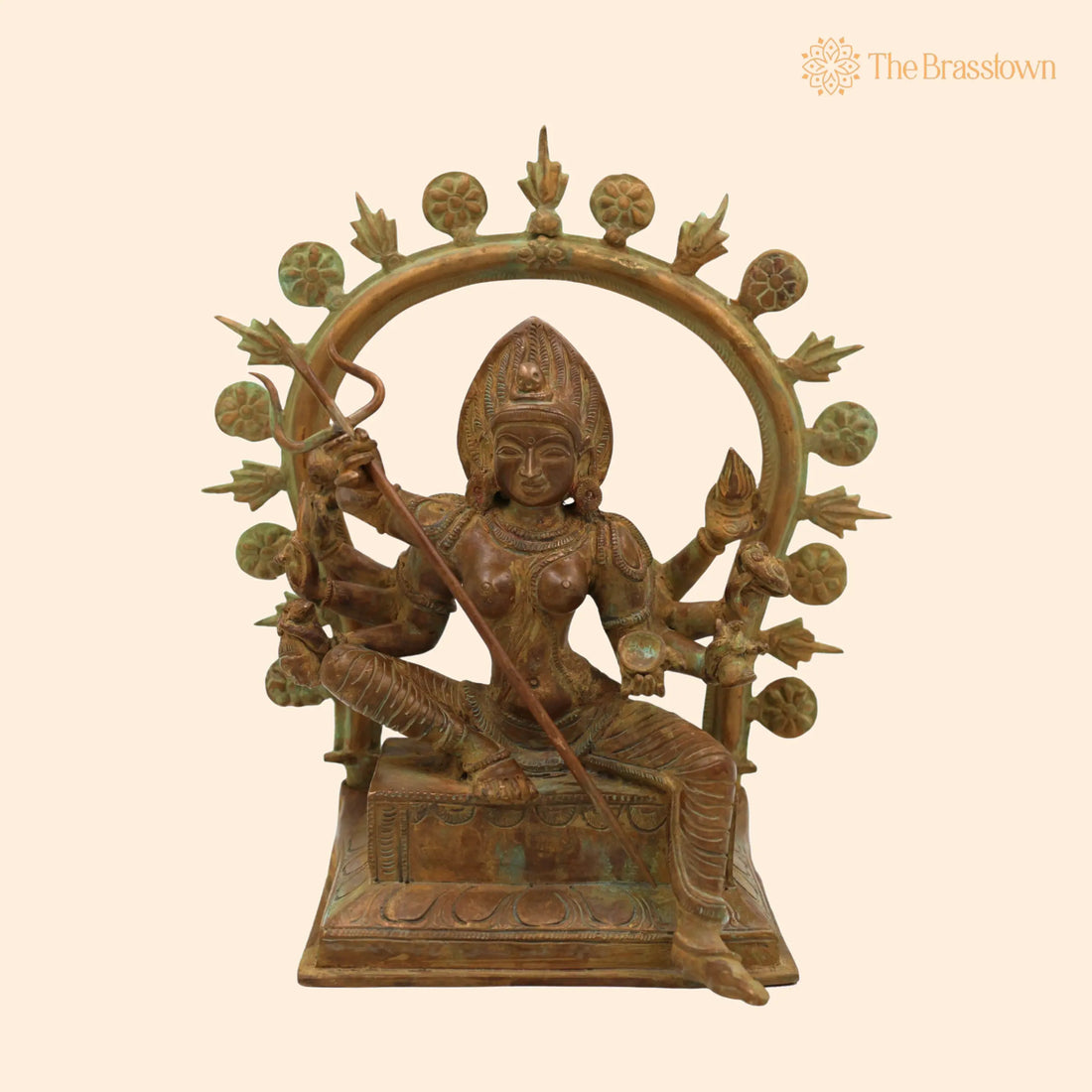 Bronze Kali – Handcrafted Panchaloha Mahakali Murti in Chola Art, Bhadrakali, Chamunda for Puja, Home Mandir &amp; Décor 11 Inch 1