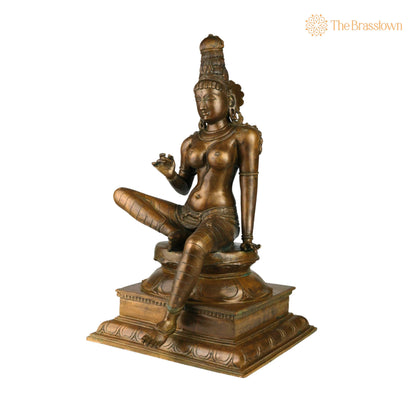 Bronze Bhoga Sakthi Amman – Handcrafted Temple &amp; Home Décor 20.5 Inch 2