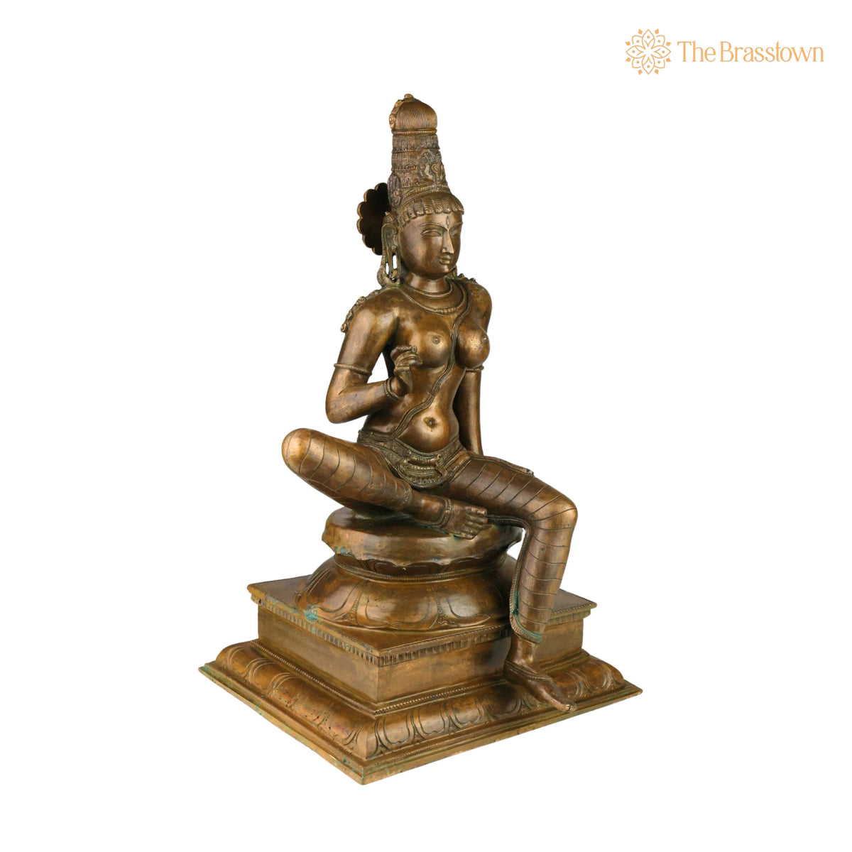 Bronze Bhoga Sakthi Amman – Handcrafted Temple &amp; Home Décor 20.5 Inch 3