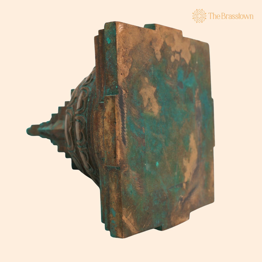 Bronze Handmade Panchaloha Meru Shree Yantra – Sri Chakra for Home Temple Vastu 4.5 Inch 1