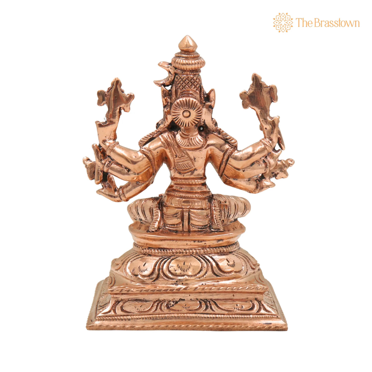 Bronze Handcrafted Varahi Devi Idol for Puja, Home Mandir &amp; Décor 5 Inch 4