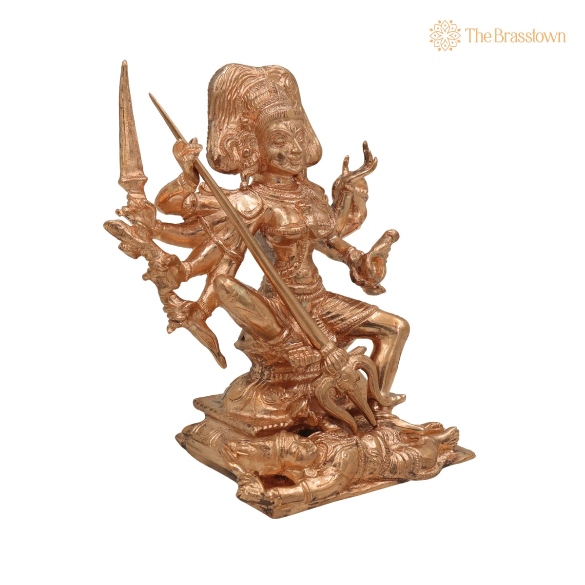 Bronze Handmade Kali Idol – Temple &amp; Home Décor 6.5 Inch 2