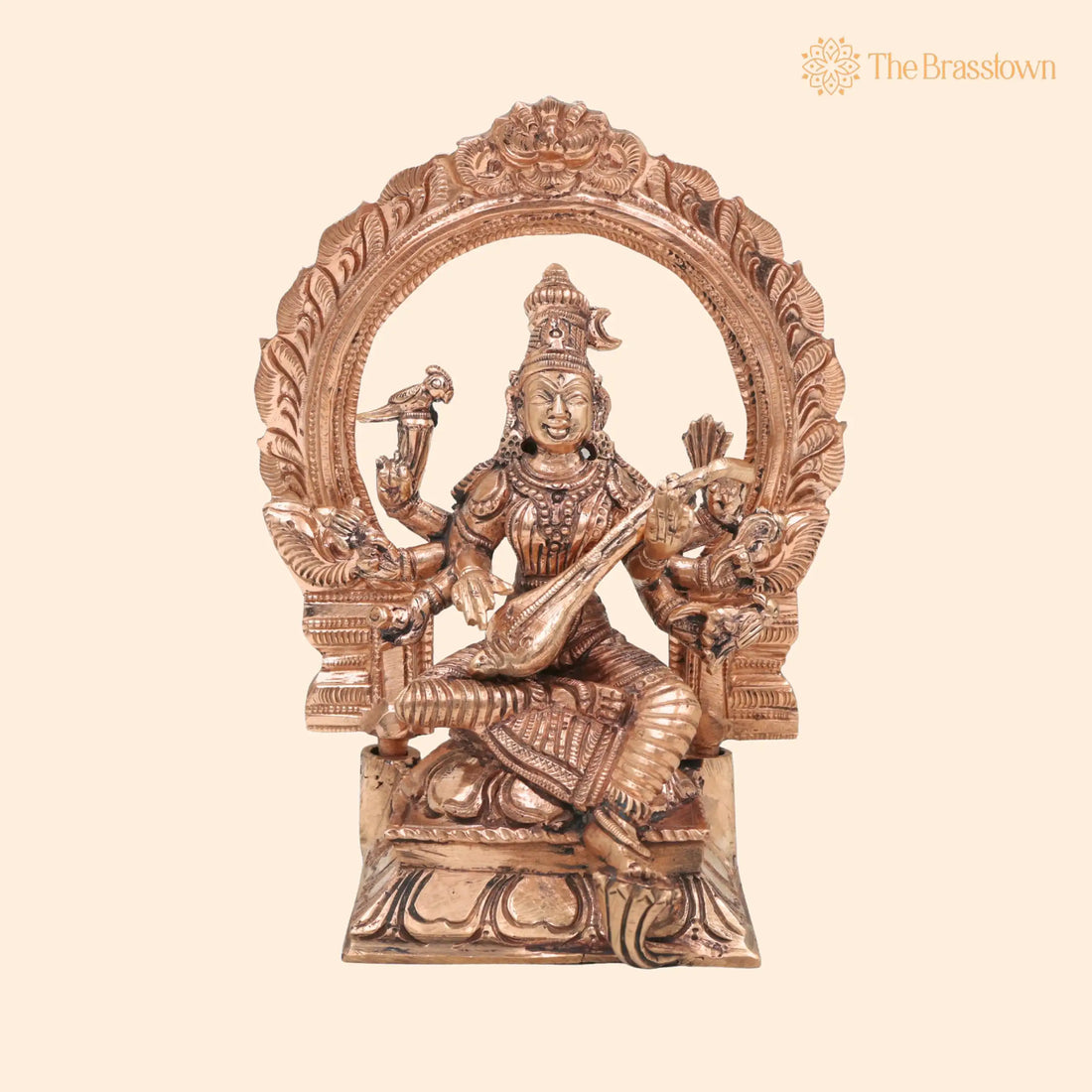 Bronze Handcrafted Matangi Idol – Chola Art Sculpture for Home Temple Décor 6.5 Inch 1