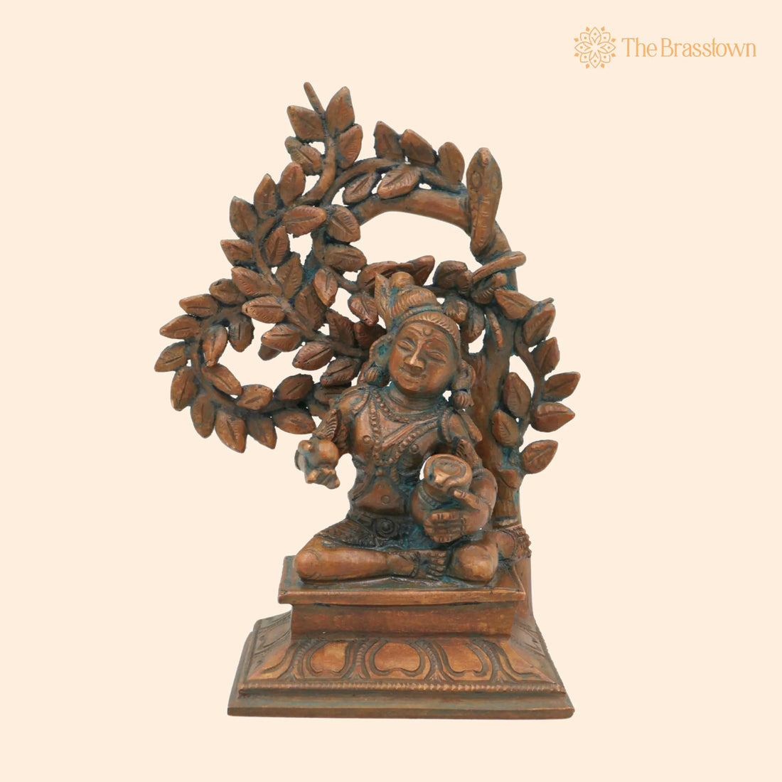 Bronze Handmade Panchaloha Krishna Idol – Ladoo Gopal Murti, Traditional South Indian Chola Art for Puja, Home Mandir &amp; Décor 5.5 Inch 1
