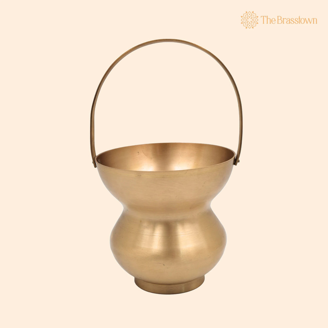 Brass Kamandal for Pooja – Handcrafted Sadhu &amp; Meditation Ritual Pot for Puja Rituals &amp; Home Mandir 10.5 Inch 1