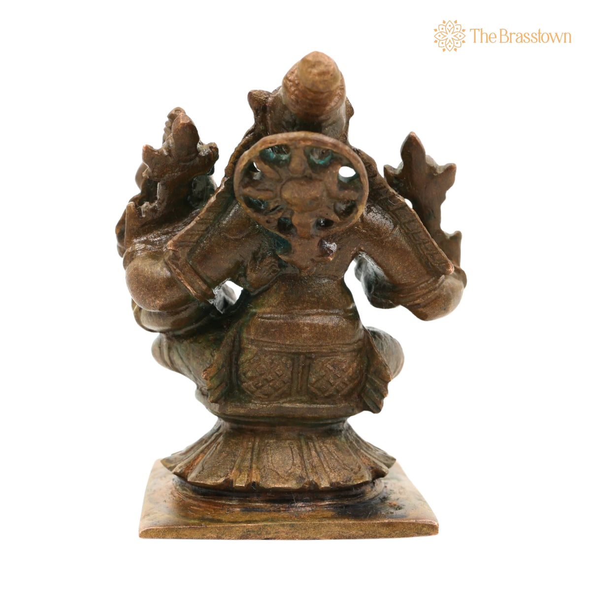 Bronze Handcrafted Varaha Lakshmi Idol – Temple &amp; Home Décor Statue 2.5 Inch 4