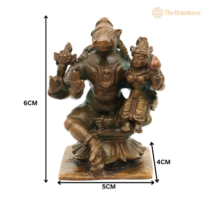 Bronze Handcrafted Varaha Lakshmi Idol – Temple &amp; Home Décor Statue 2.5 Inch 5