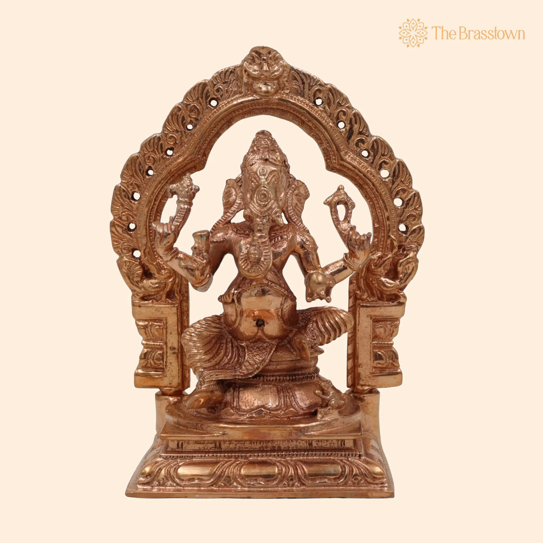 Bronze Ganesha Idol Statue – Ganapati Murti, Vinayaka Sculpture, Siddhivinayak Figurine, Panchaloha Handcrafted Lord Ganesha 5 Inch 1