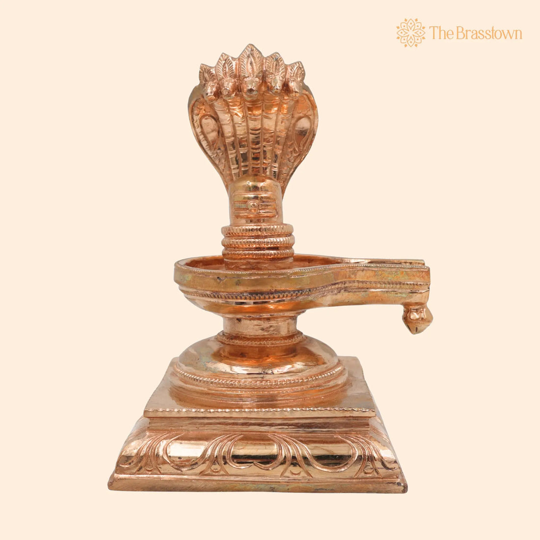 Bronze Handcrafted Shiva Lingam Idol – Shivalinga Murti, Jyotirlinga Sculpture, Panchaloha &amp; Chola Art for Puja, Home Mandir &amp; Décor 6.5 Inch 1