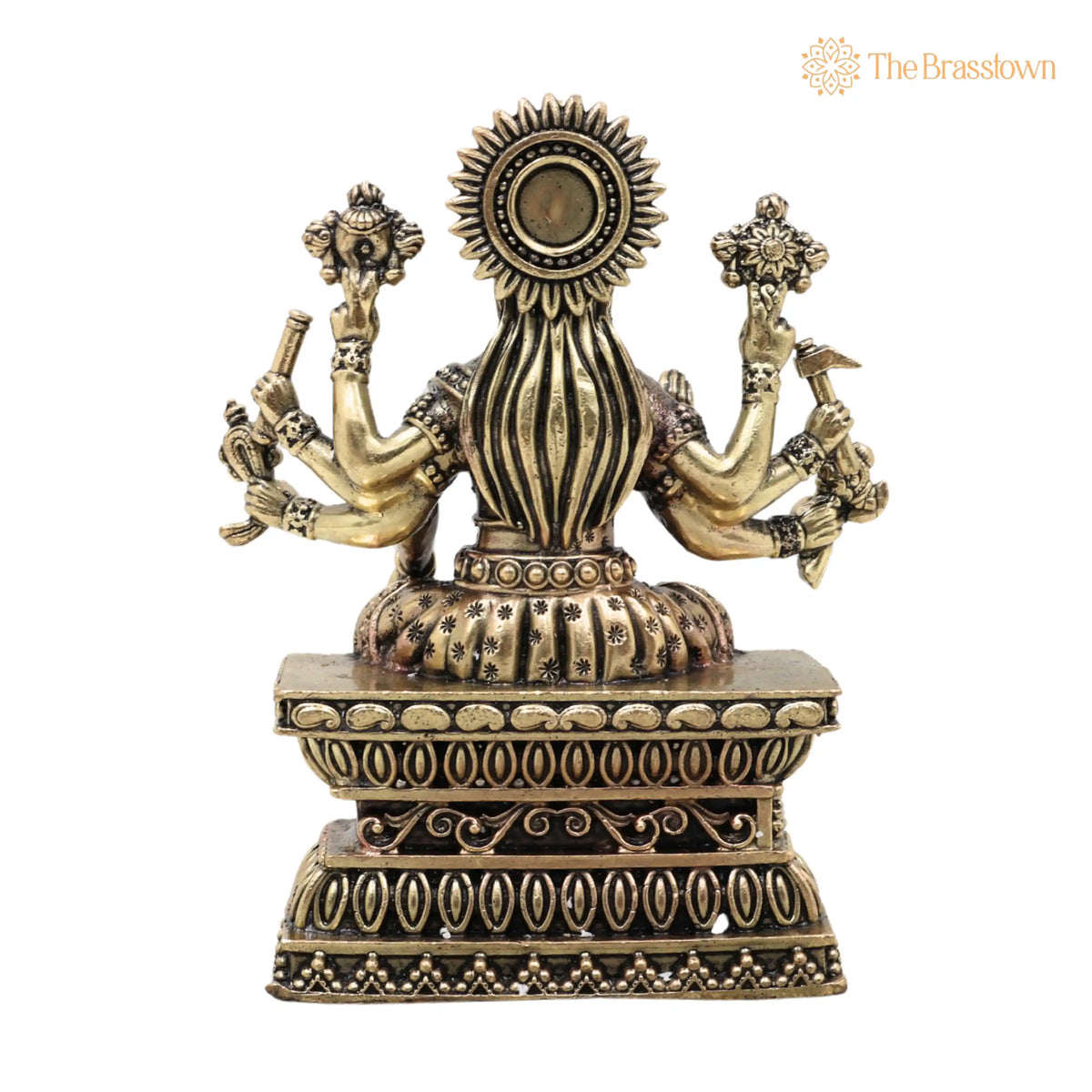 Brass Varahi Amma Idol – Varahi Devi Murti, Handcrafted Statue for Pooja, Home Décor &amp; Gifting 6 Inch 4