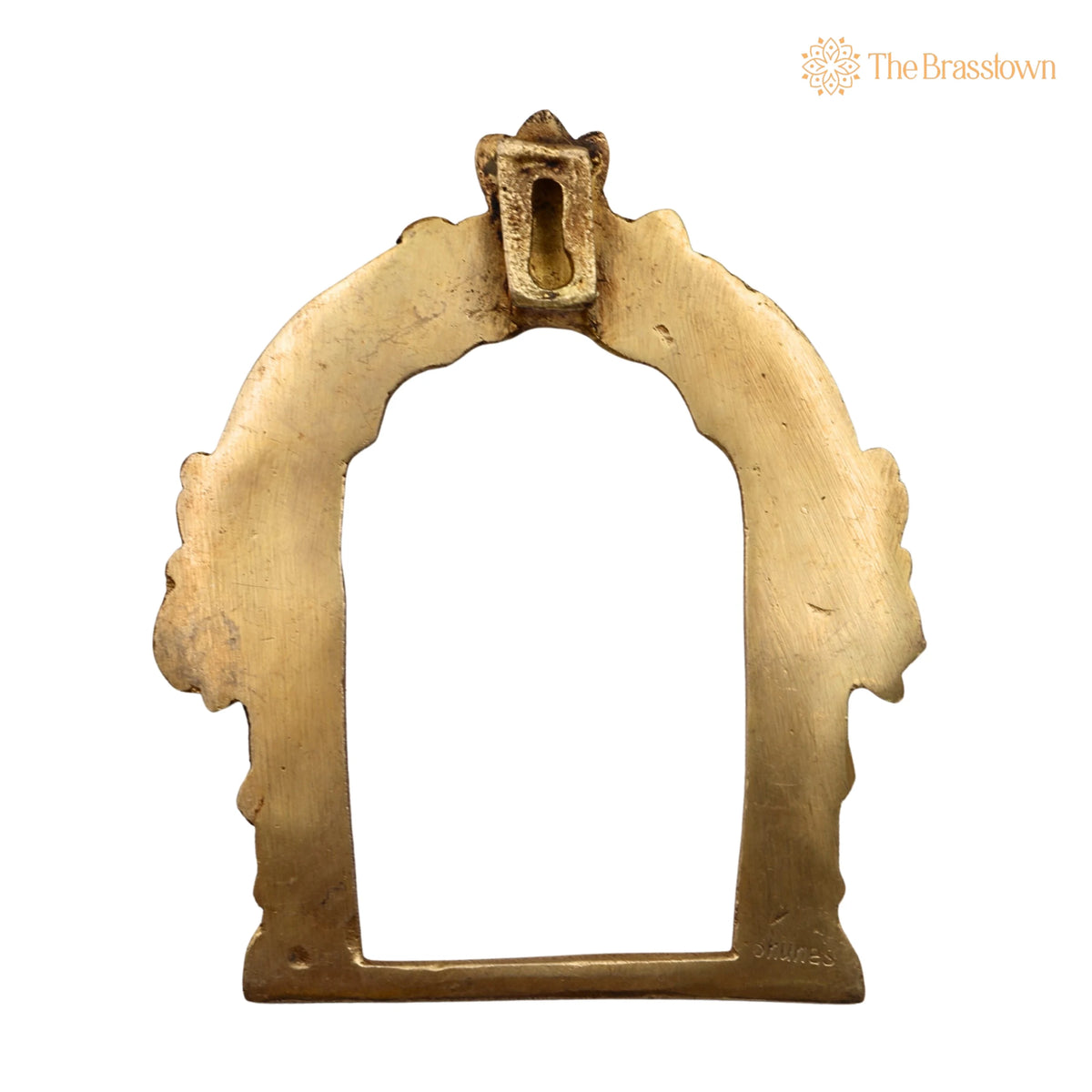 Brass Prabhavali – Handcrafted Frame Arch Wall Hanging Prabhawal Temple Home Décor Prabhawali For Small Diety Prabhaval 6 Inch 5
