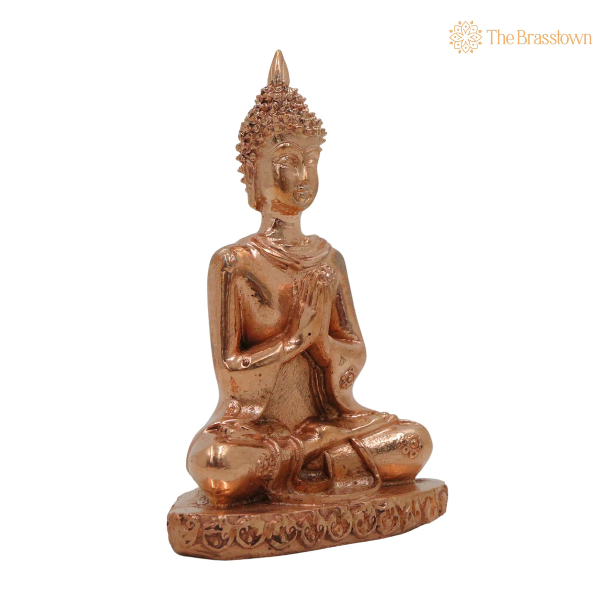 Bronze Buddha Idol – Handcrafted Spiritual Décor 3 Inch 2
