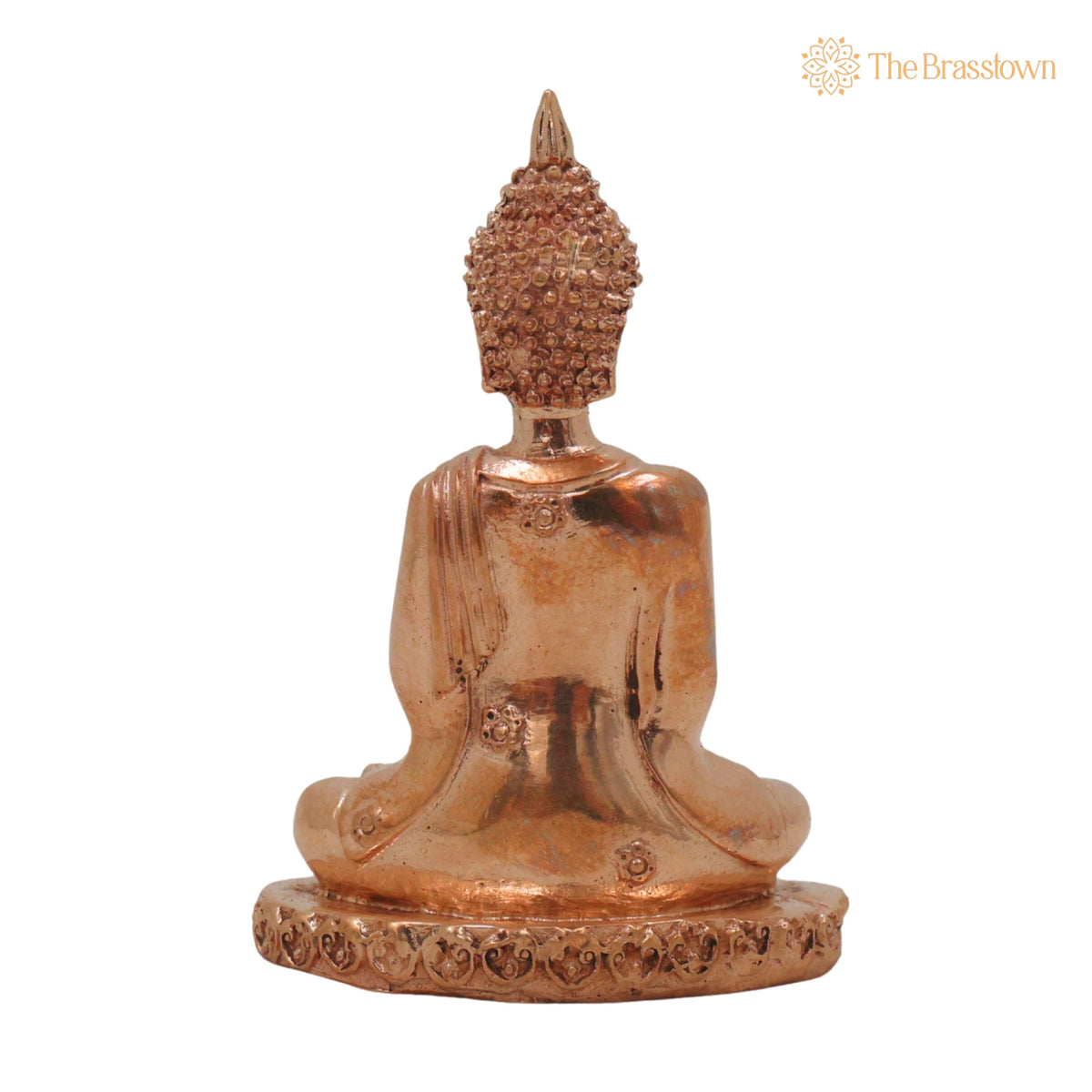 Bronze Buddha Idol – Handcrafted Spiritual Décor 3 Inch 4