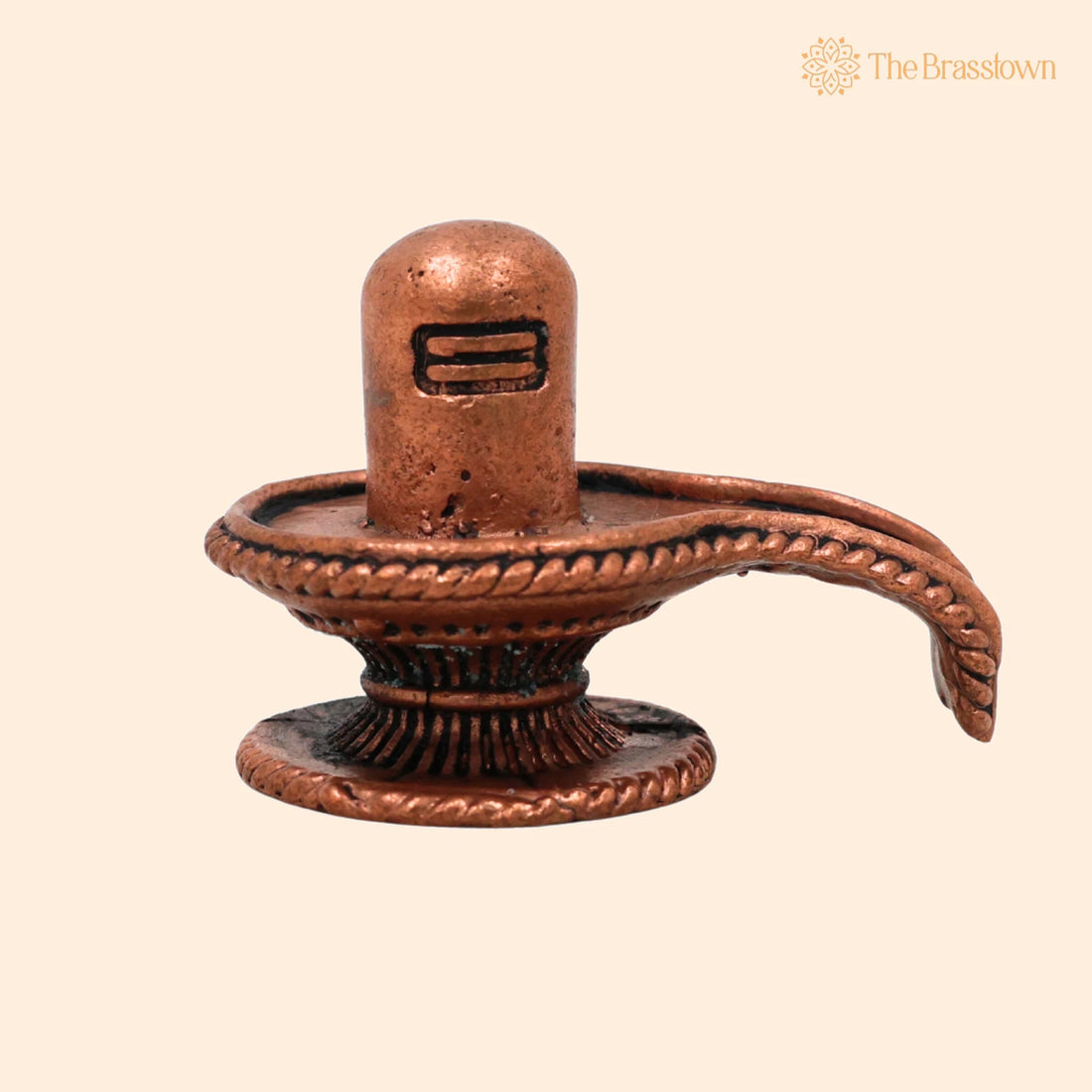 Copper Shivalingam Tamra Shiva Linga Idol – Handcrafted Tamraloha Mahalingam Murti for Puja, Temple, Home Décor &amp; Spiritual Gift 1 Inch 1