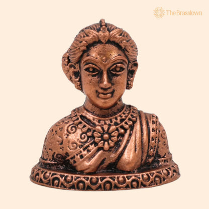 Copper Gowri Idol – Handcrafted Home Pooja Décor 1.5 Inch 1