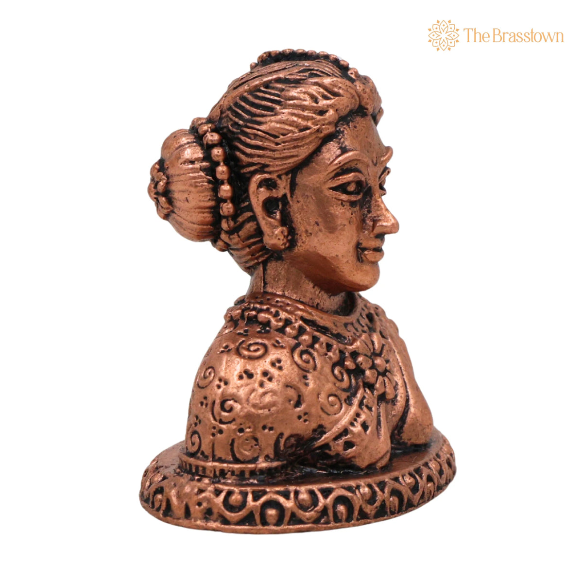 Copper Gowri Idol – Handcrafted Home Pooja Décor 1.5 Inch 2