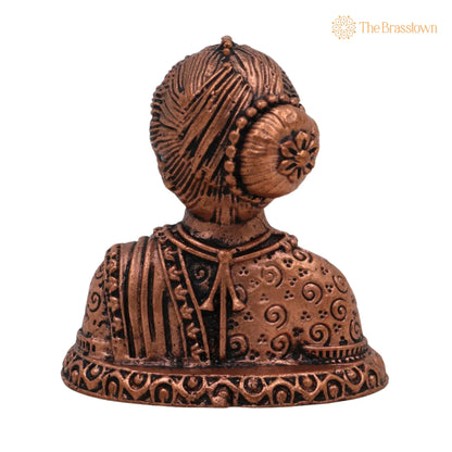 Copper Gowri Idol – Handcrafted Home Pooja Décor 1.5 Inch 4