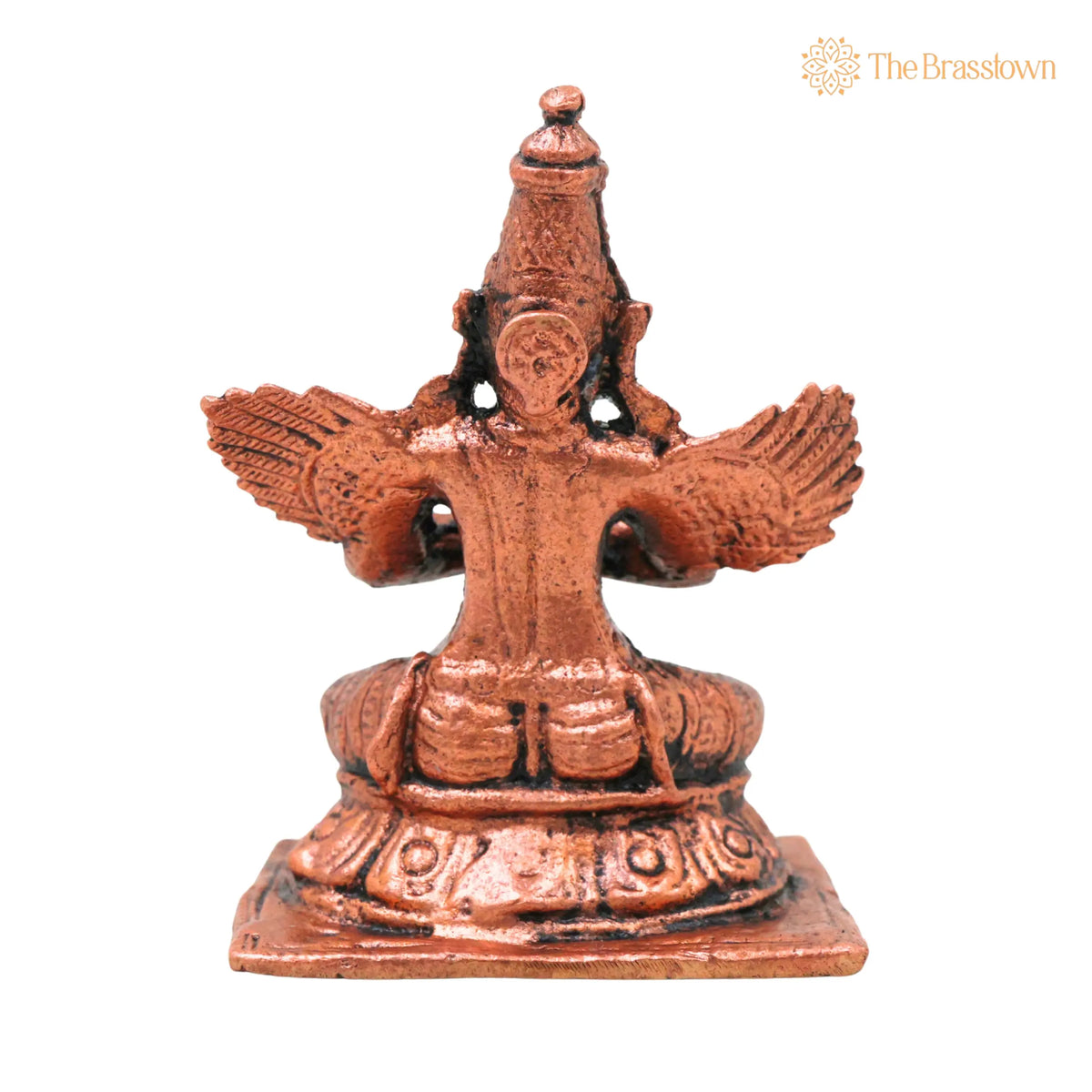 Copper Garudadev Idol – Handcrafted Tamra Garuda Dev Vigraham, Home Décor &amp; Gifts 2.5 Inch 3