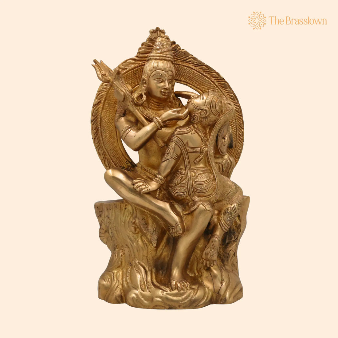 Brass Shiva And Parwati Idol – Handcrafted Shiv Parvati Brass Statue, Brass Shiva Parvati, Brass Shiv Parivar, Shivshankar Parvati, Murti 13 Inch 1