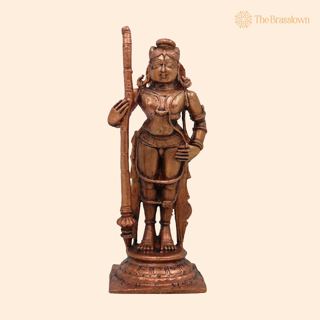 Copper Udupi Krishna Idol – Handcrafted Bal Krishna Sculpture, Gopal Moorti for Pooja &amp; Home Décor 5.5 Inch 1