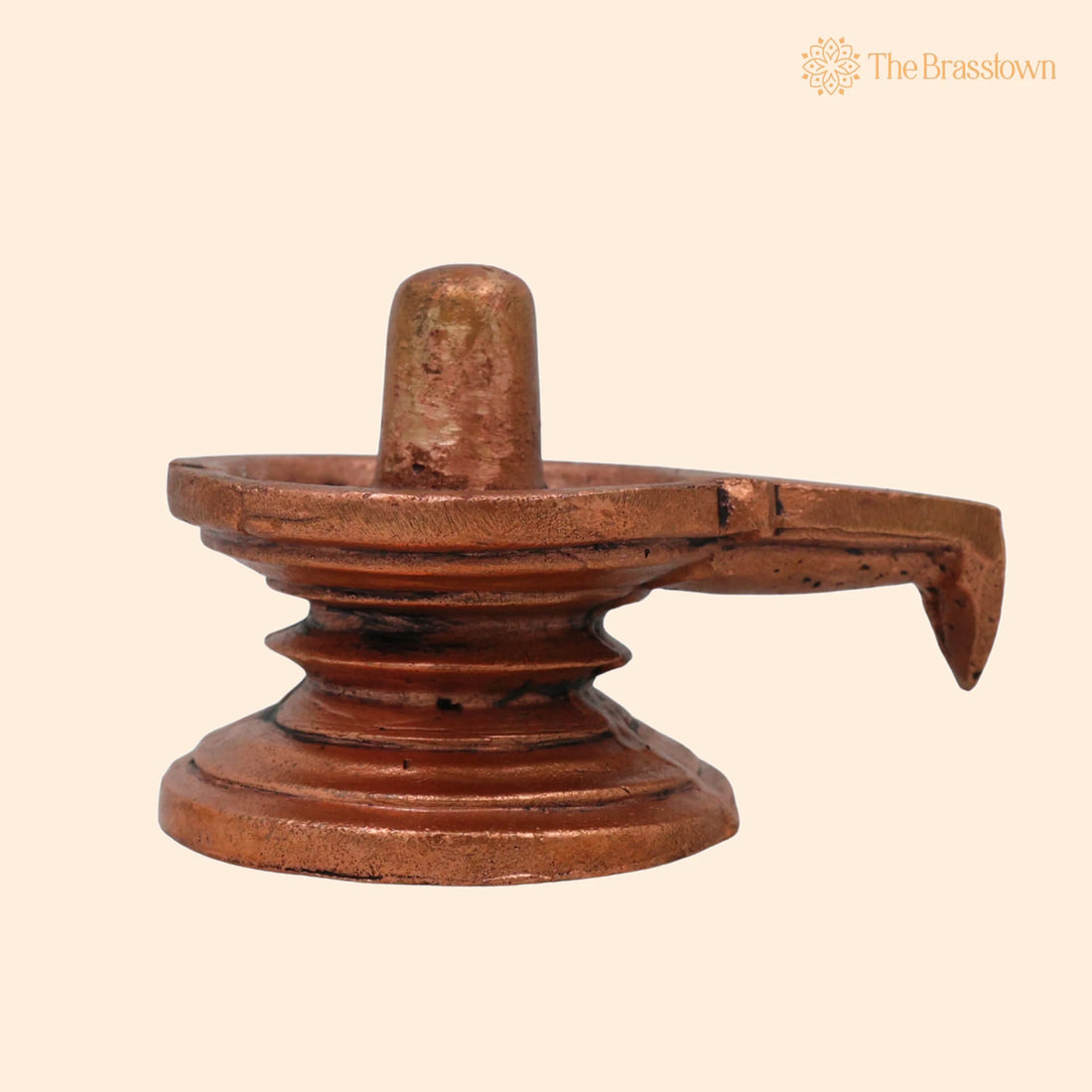Copper Shivalingam – Handcrafted Pure Tamra Shivling Idol for Puja 2 Inch 1
