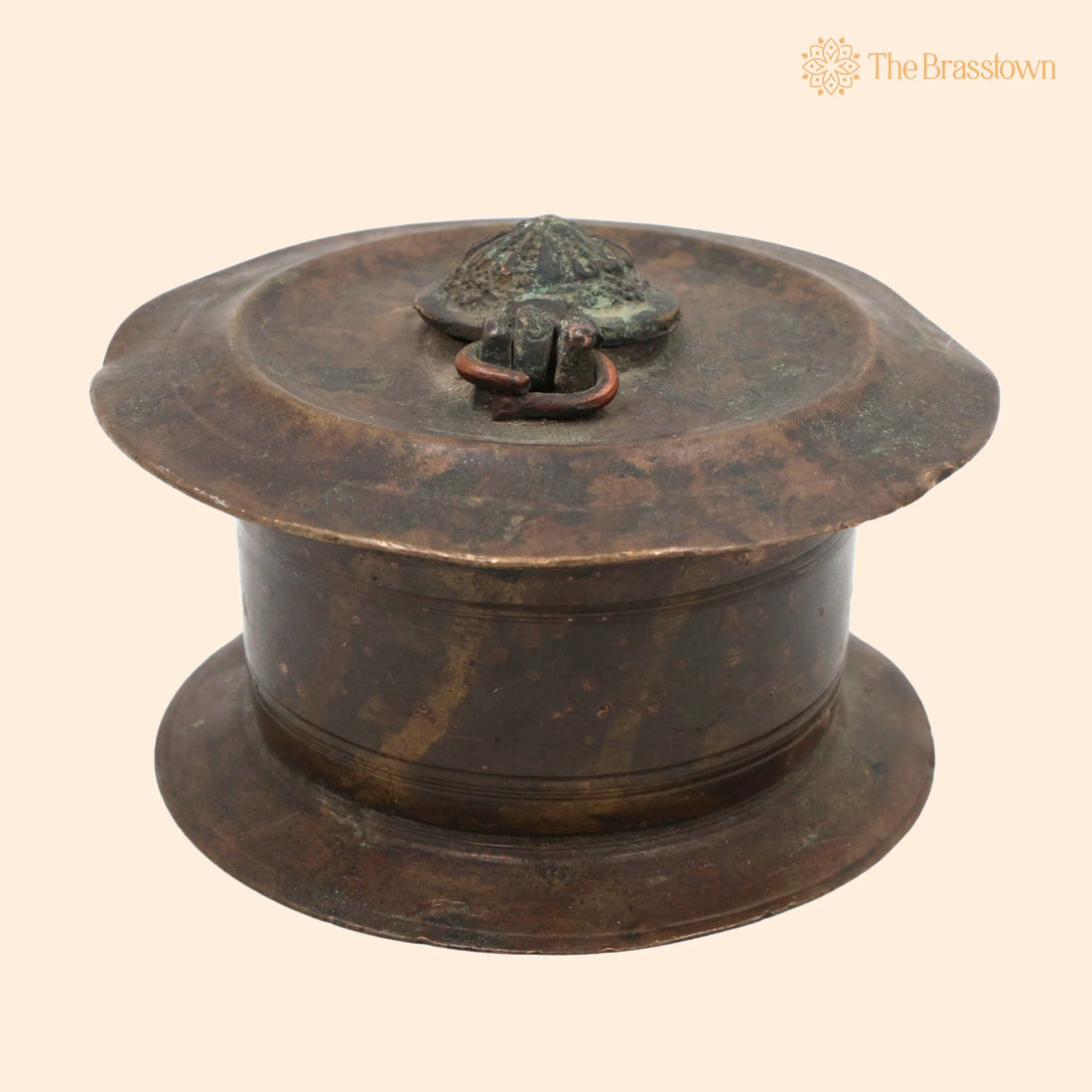 Handmade Brass Ink Pot – Vintage Peetal Kalam Daani Pital Ink Well, Antique Pittal Hitale Writing Ink Pot for Home Décor, Puja &amp; Gifting 2.5 Inch 1