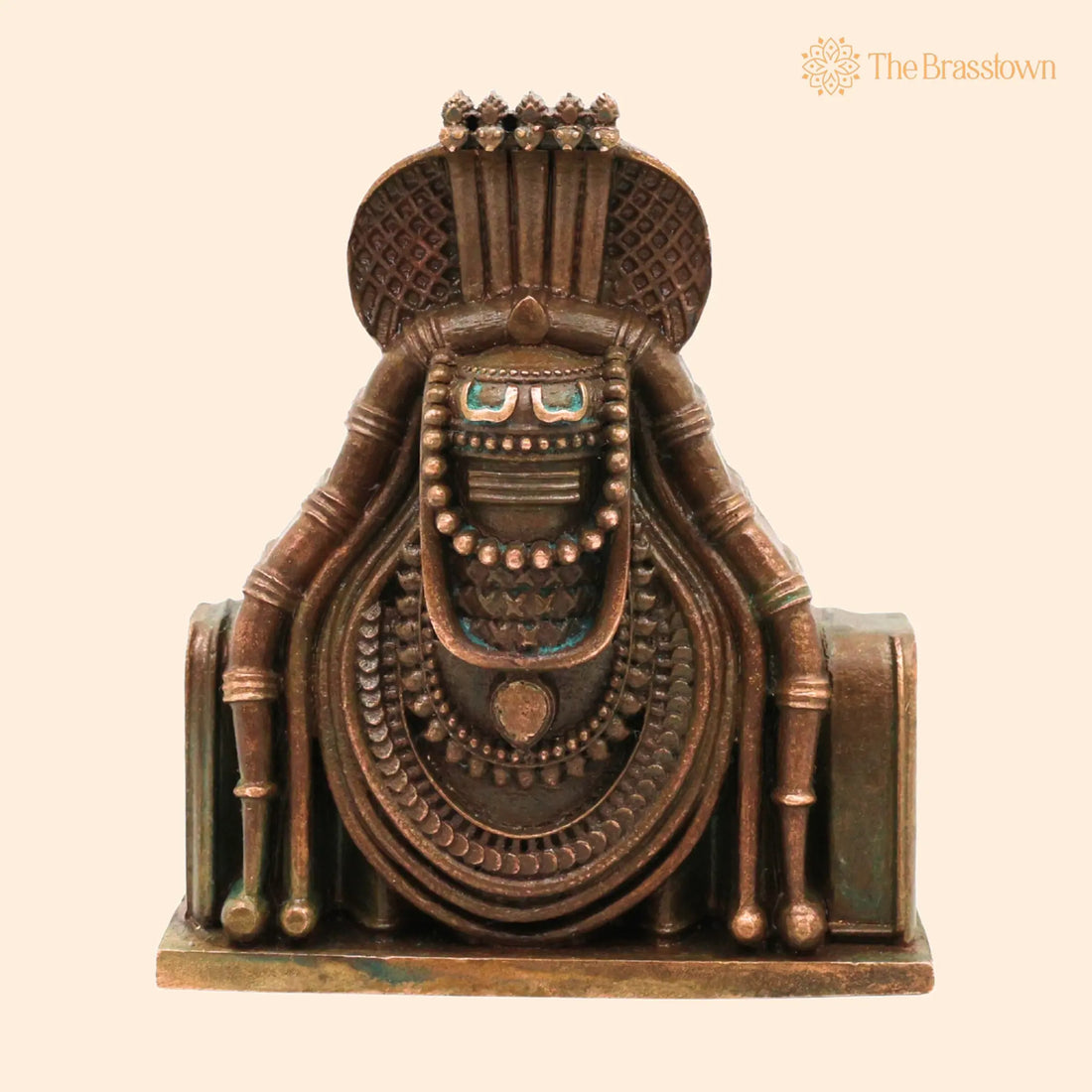 Bronze Shiva Lingam – Panchaloha Shivling, Kanchu Shiva Linga Idol, Chola Art Handcrafted Mahalingam Murti for Puja, Home Mandir &amp; Décor 3 Inch 1