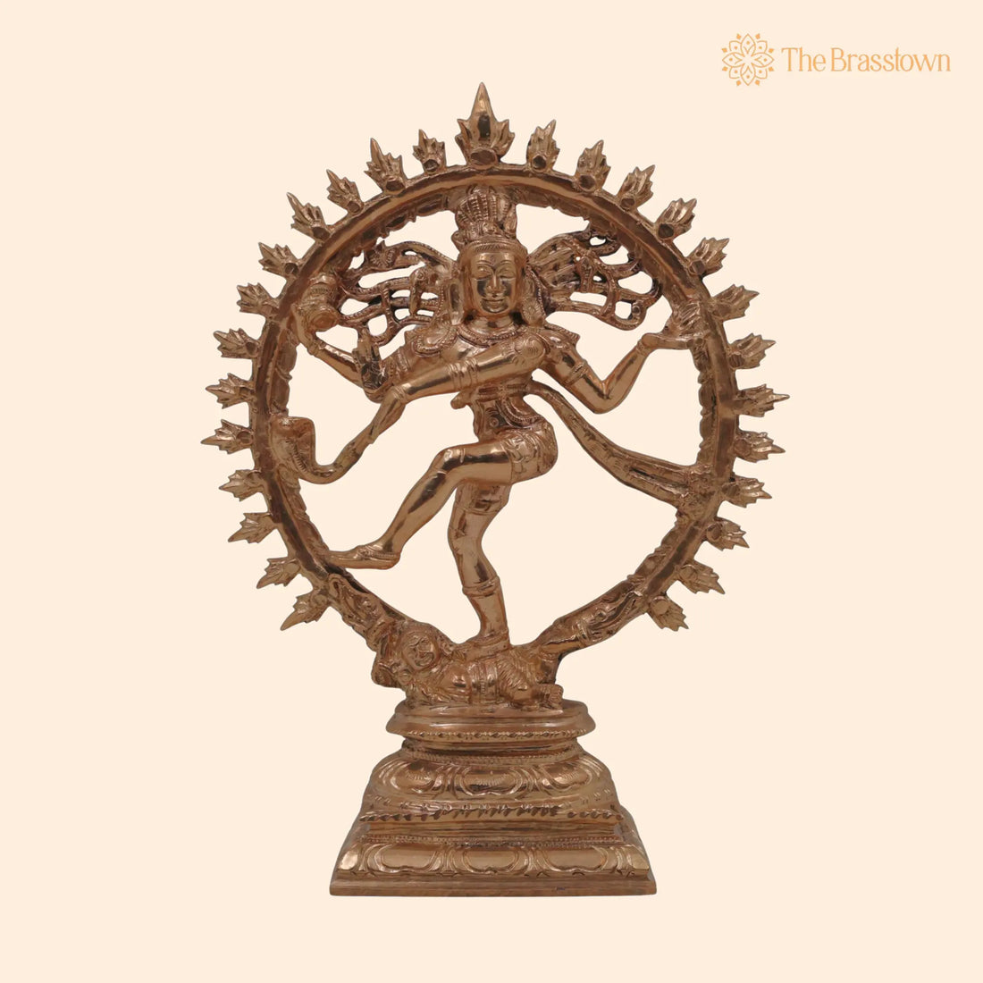 Bronze Nataraja Natarajar Nataraj Thandava Murti – Handcrafted Panchaloha Chola Art Natesa Rudra Nataraja Sculpture for Home Temple Décor 9 Inch 1