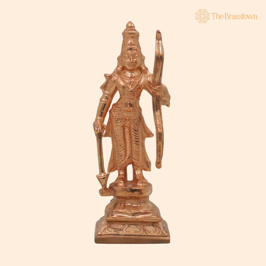 Handcrafted Bronze Shree Ram Idol Panchaloha Murti for Puja, Home Mandir &amp; Décor 6.5 Inch 1