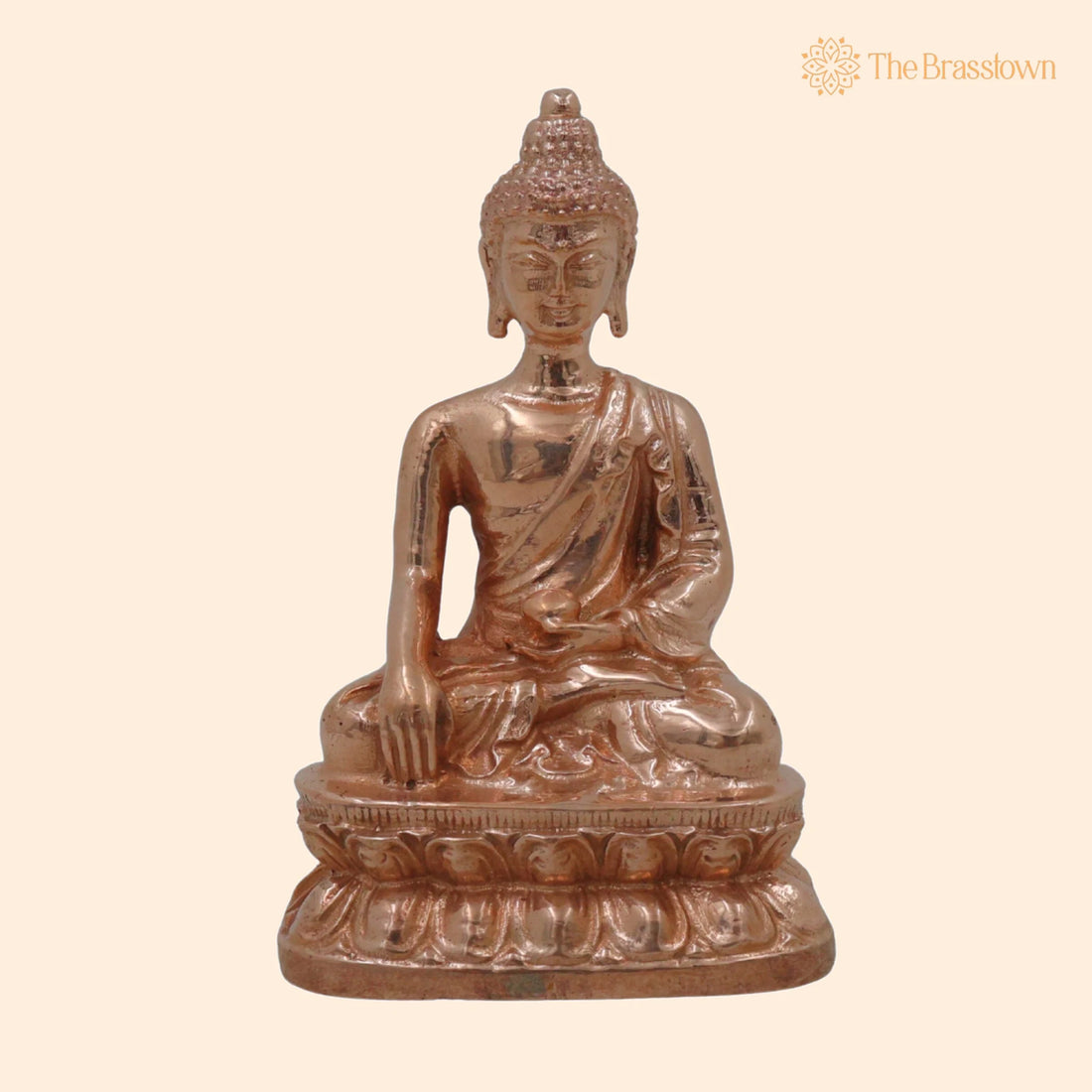 Bronze Buddha Idol – Handcrafted Gautam Buddha, Tathagata Murti for Home Temple, Meditation Room, Spiritual Décor &amp; Gifting 3.5 Inch 1