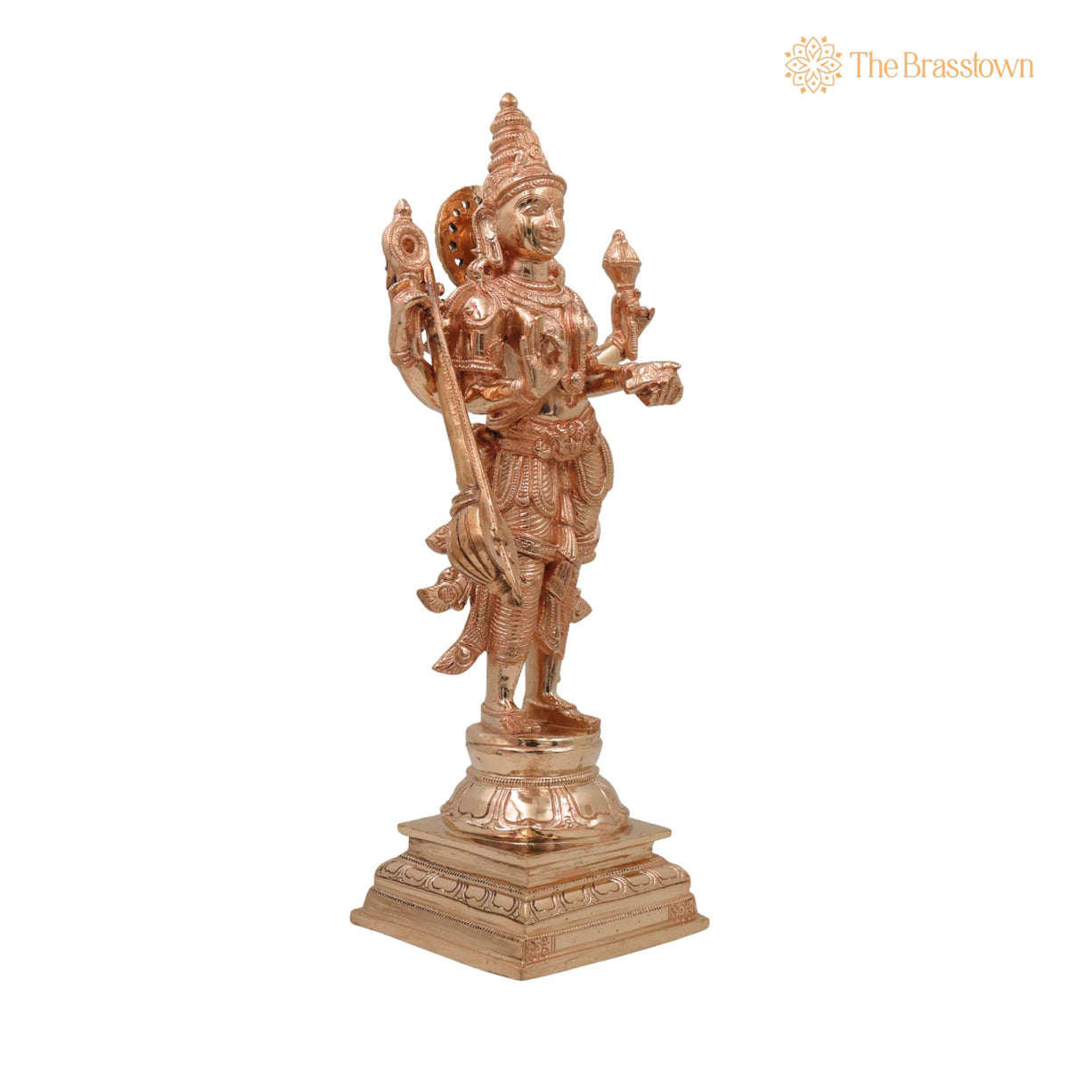 Handcrafted Bronze Saraswati Sharada Vagdevi Idol for Puja, Home Mandir &amp; Décor 15 Inch 2