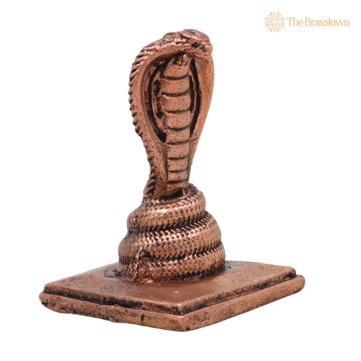 Copper Anjini Snake Idol – Handcrafted Anjini N?ga Devata Nagraj Murti for Pooja 2 Inch 2