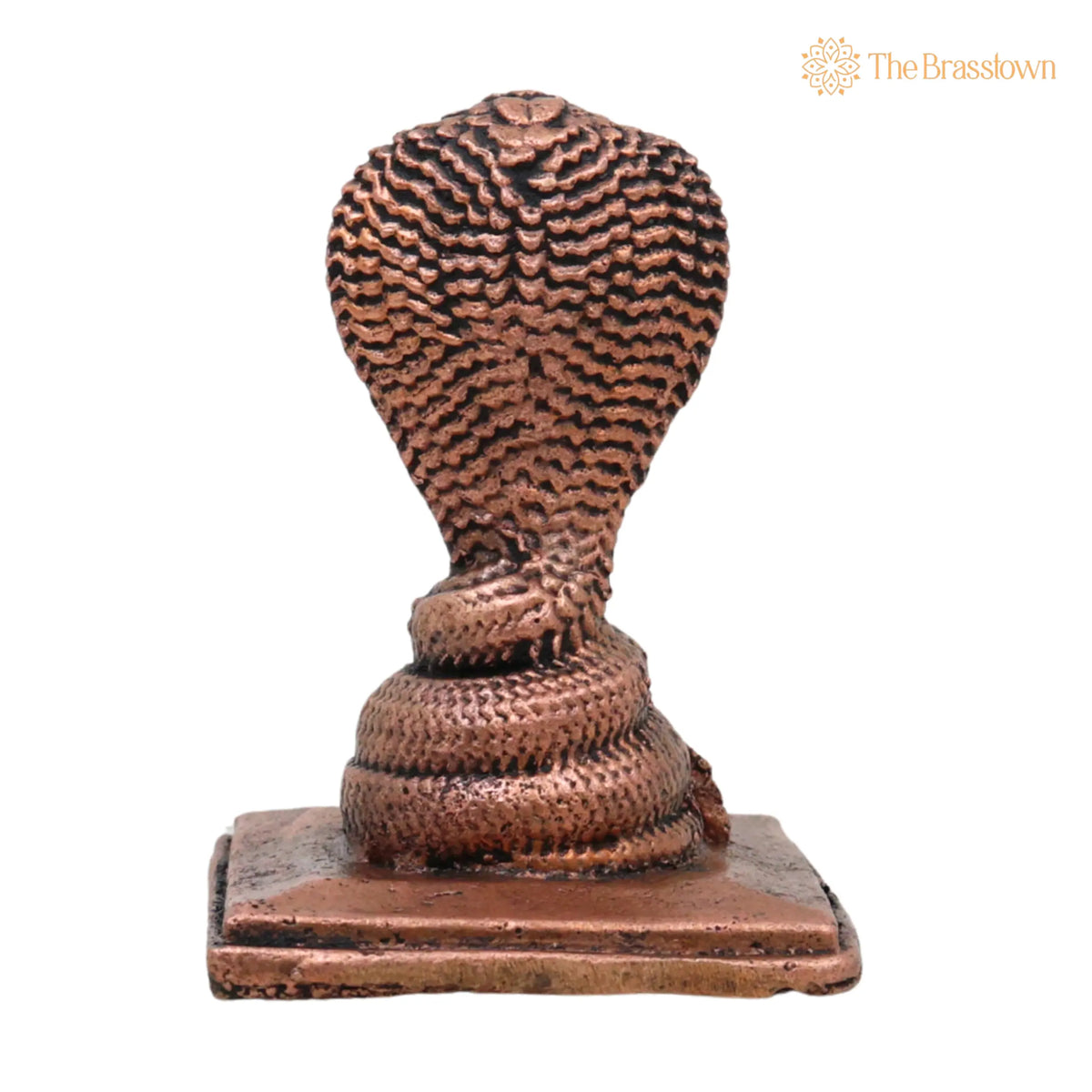 Copper Anjini Snake Idol – Handcrafted Anjini N?ga Devata Nagraj Murti for Pooja 2 Inch 4