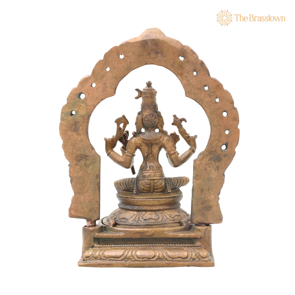 Bronze Raja Rajeshwari Amman Idol – Handcrafted Traditional Murti for Puja, Home Mandir &amp; Décor 5 Inch 4