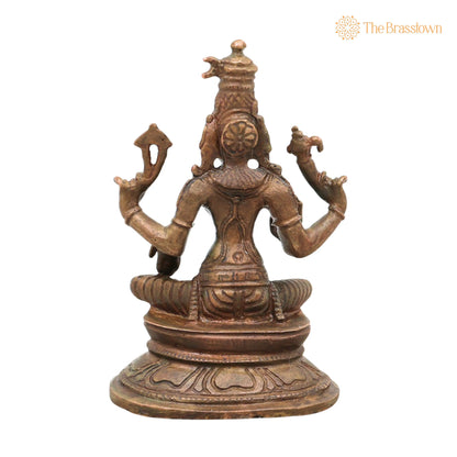 Bronze Bhuvaneshwari Idol – Handcrafted Chola Style Mahavidya Devi Murti for Pooja, Temple, Home Décor &amp; Gifting 3 Inch 4