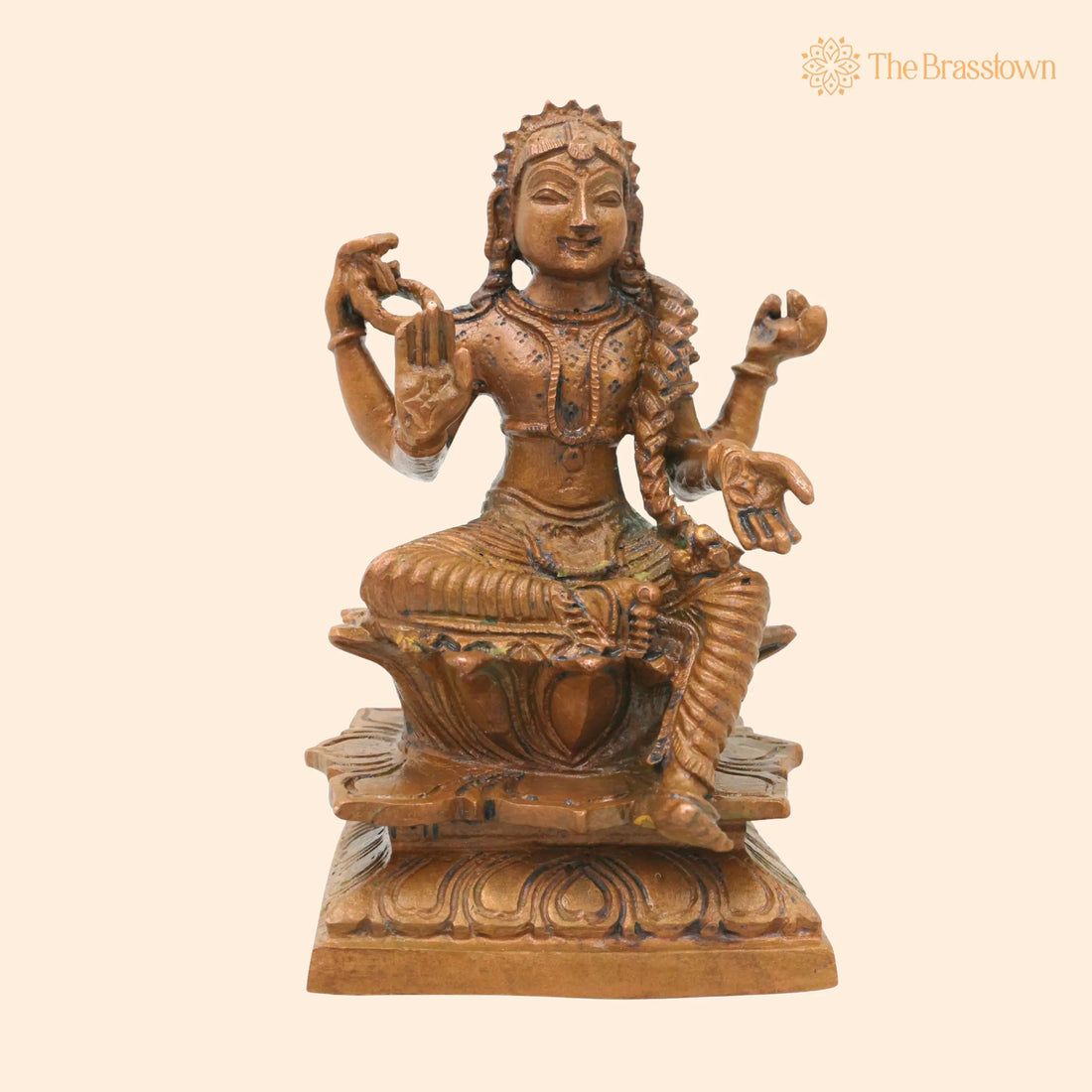 Bronze Balambika Idol – Handcrafted Bala Tripura Sundari for Puja, Home Mandir &amp; Décor 4.5 Inch 1