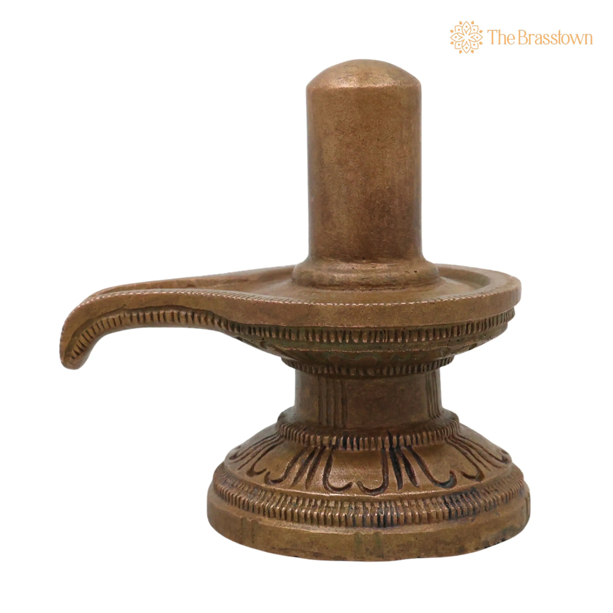Bronze Shiv Lingam Shivalinga Mahalinga Parameshwara Lingeshwara Murti – Handcrafted for Puja Mandir Home Temple Kansa Panchaloha Style 3 Inch 4