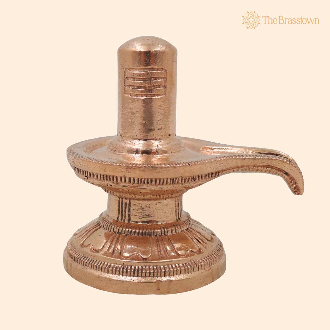 Bronze Shiv Lingam Idol – Handcrafted Shivalinga Mahadeva Parameshwara Rudra Jyotirlinga Panchaloha Style Murti for Puja Mandir Home Décor 3 Inch 1