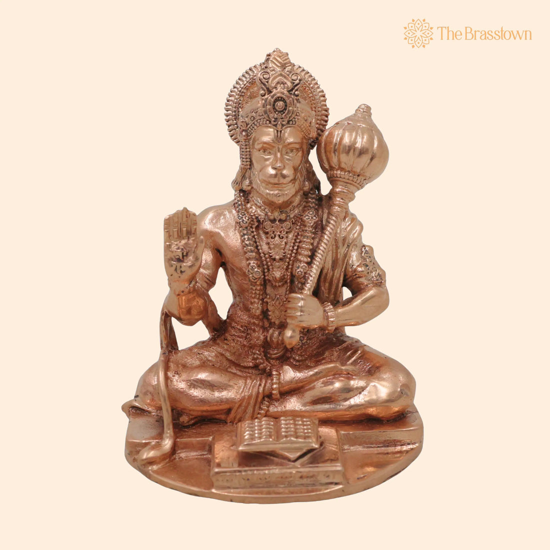 Bronze Panchaloha Hanuman Idol – Handcrafted Traditional Murti for Puja, Home Mandir &amp; Décor 3 Inch 1