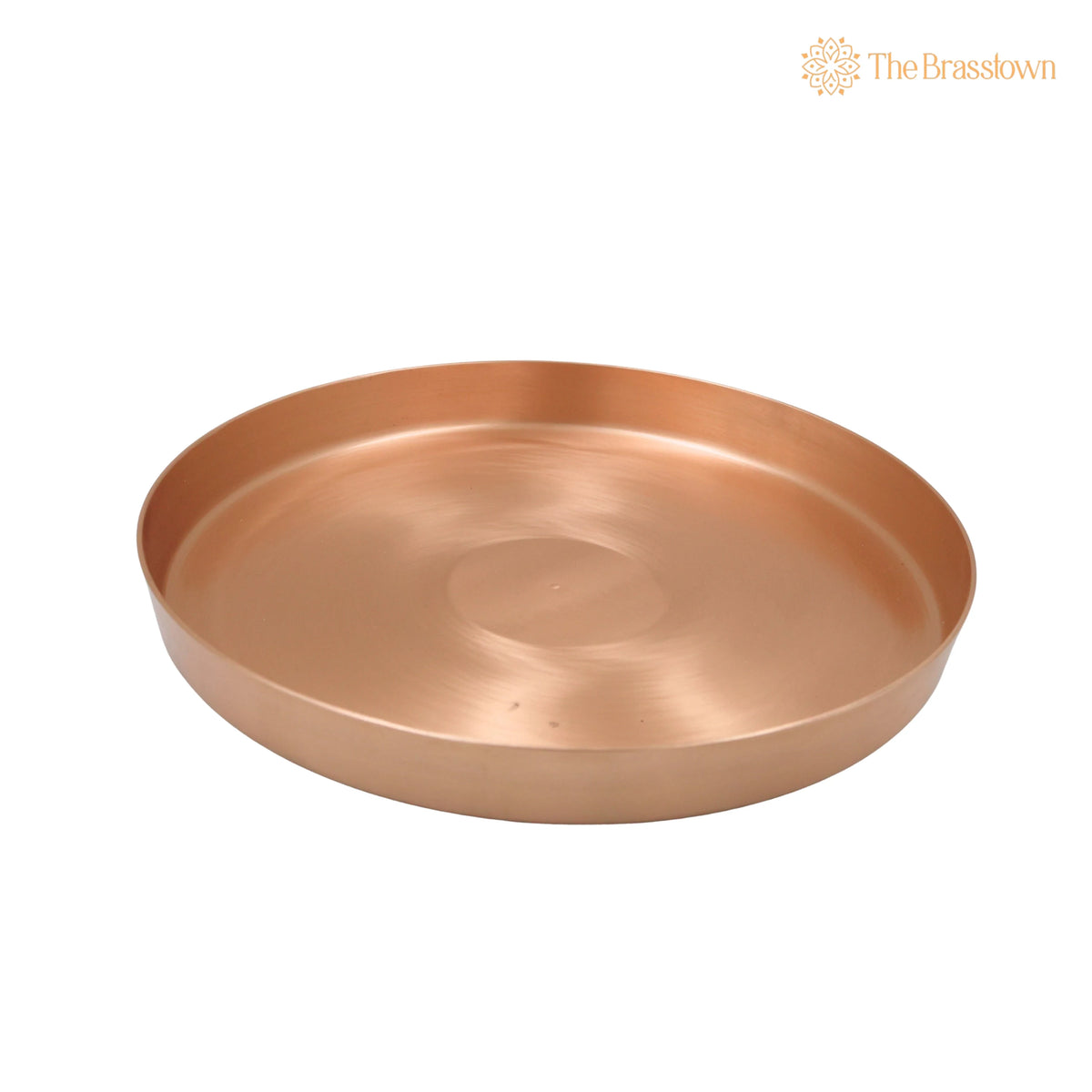 Bronze Kansa Plate – Handcrafted Traditional Tableware for Dining, Puja &amp; Gifting 11 Inch 2