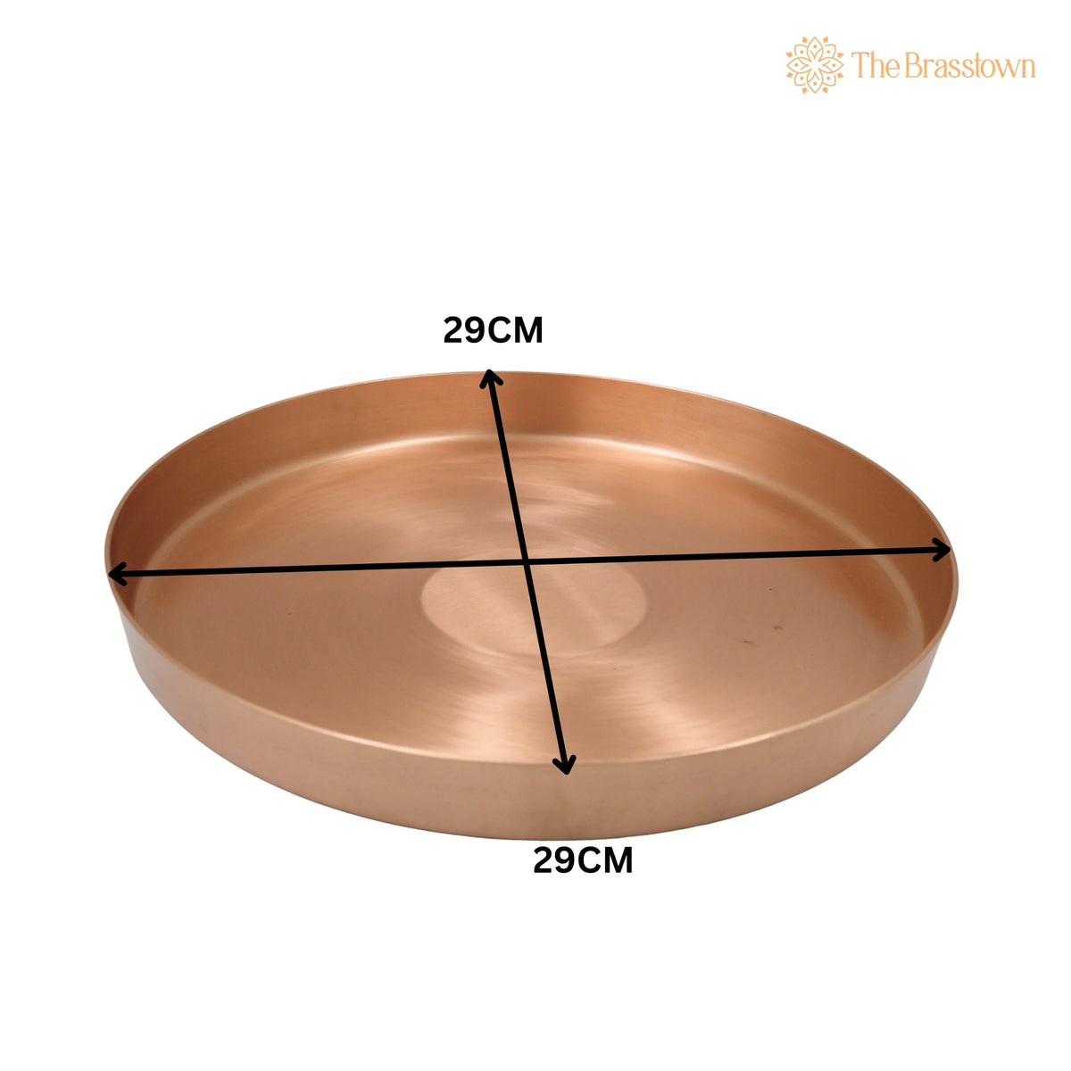Bronze Kansa Plate – Handcrafted Traditional Tableware for Dining, Puja &amp; Gifting 11 Inch 3