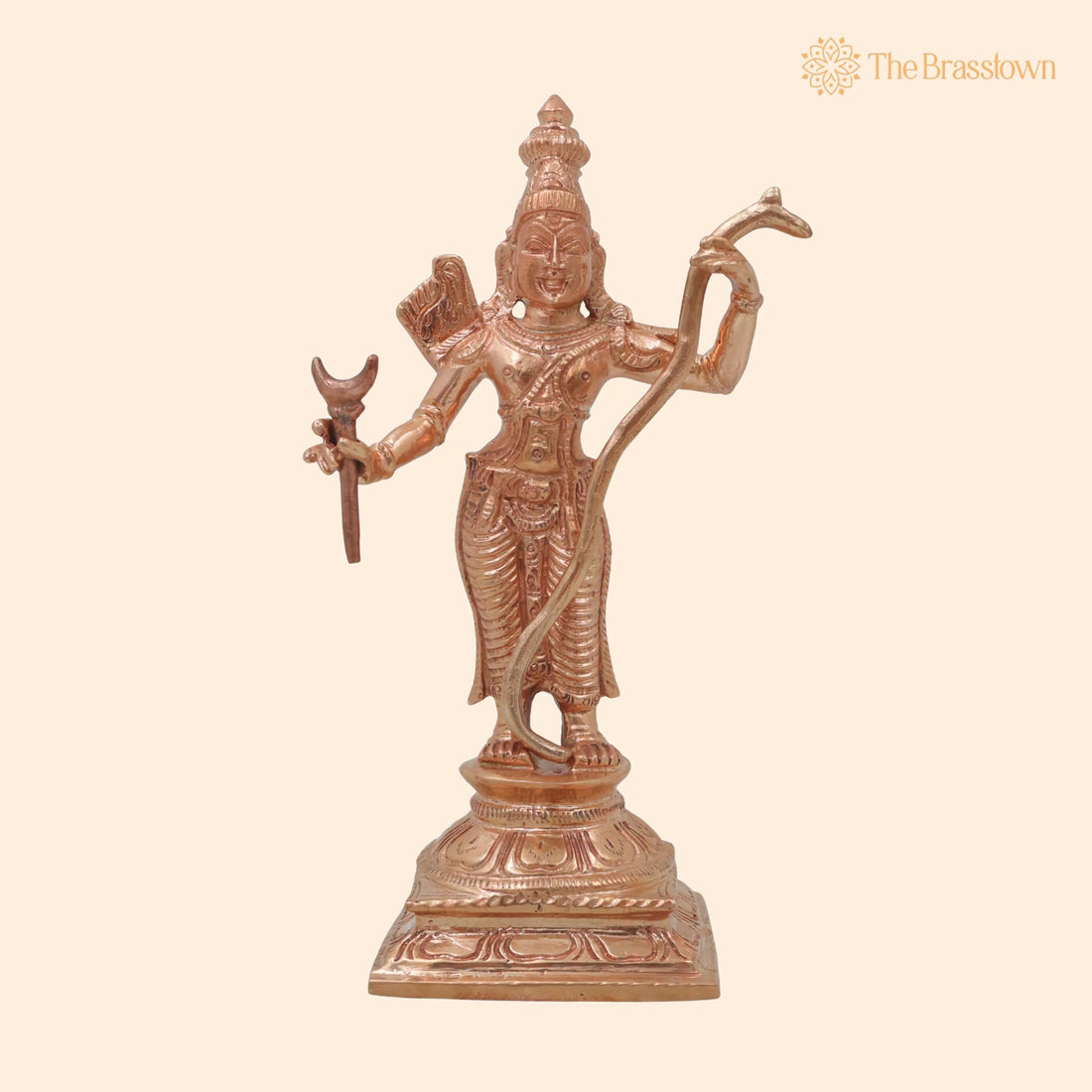 Bronze Rama Idol – Handcrafted Shri Ram Sri Ramachandra Raghunath Kodanda Rama Murti, Siya Ram Maryada Purushottam Ram Vigraha Statue 6.5 Inch 1