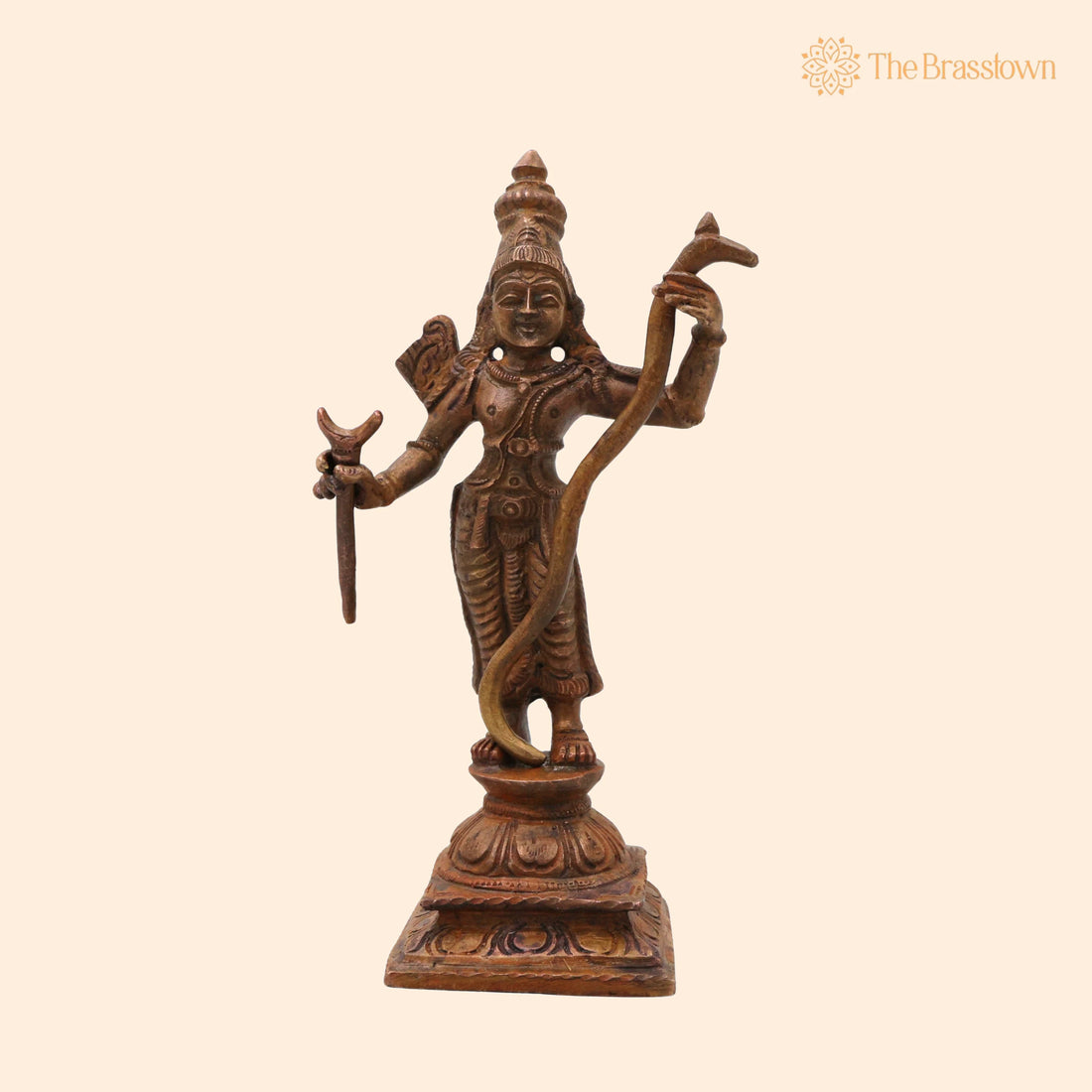 Bronze Rama Idol – Handcrafted Sri Ramachandra Raghunath Kodandarama Maryada Purushottam Chola Style Statue for Puja, Home Mandir &amp; Décor 5 Inch 1