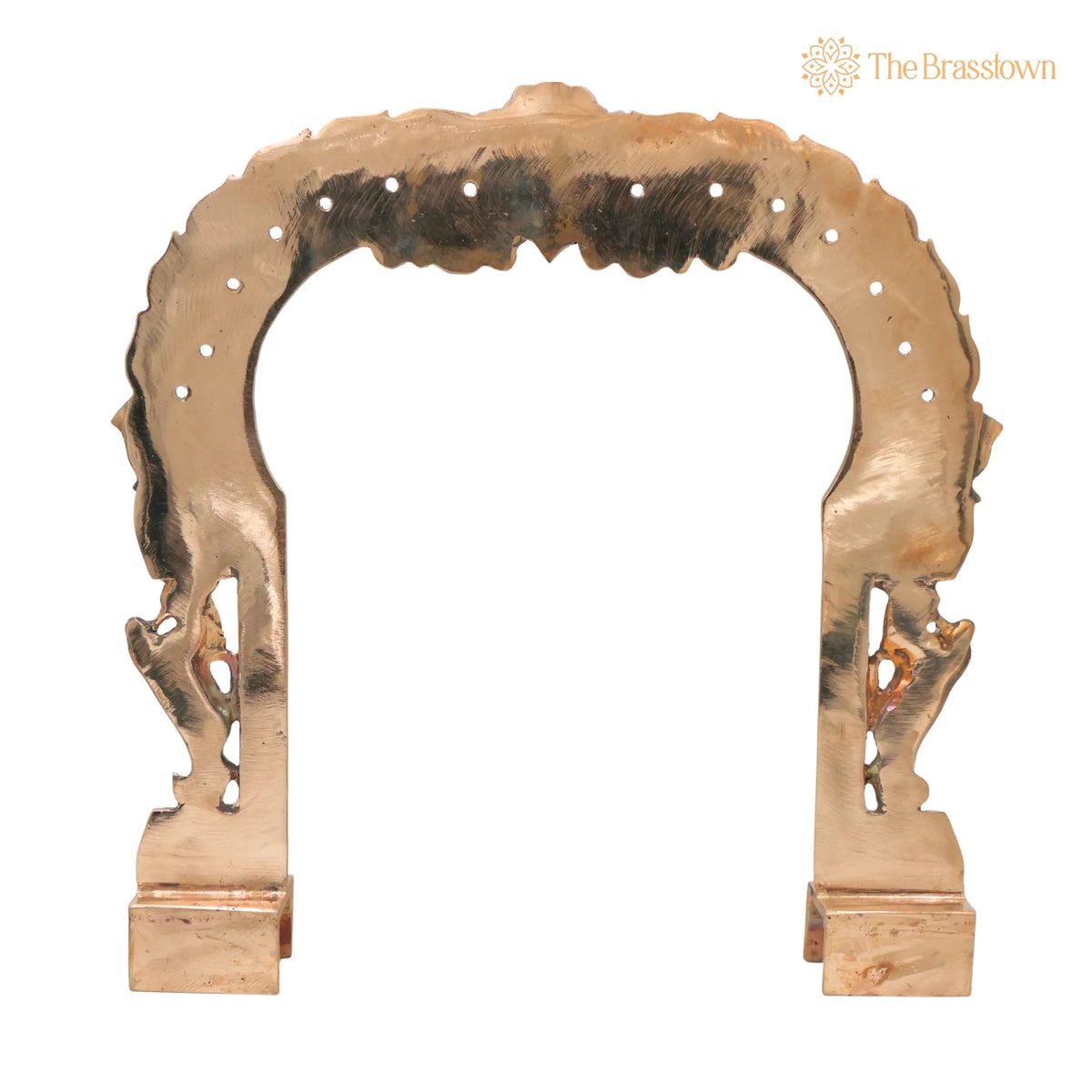 Bronze Prabhavali – Handcrafted Traditional Temple Arch 13.5 Inch 4